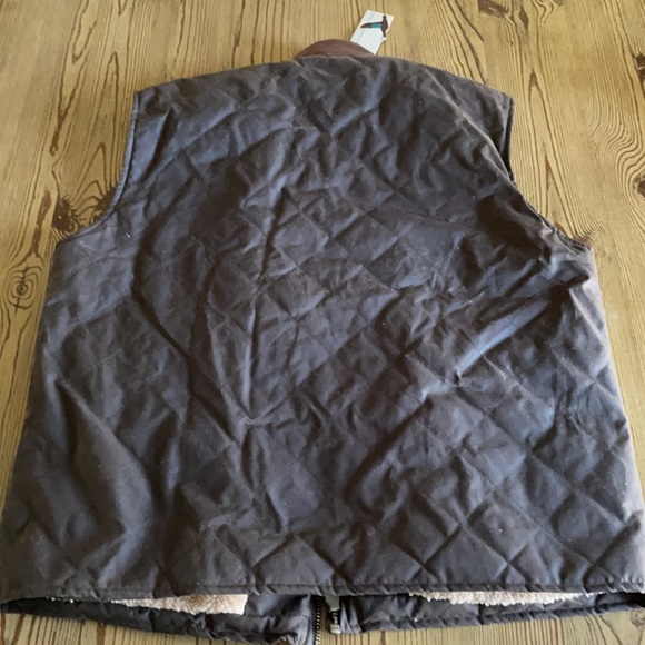 NWT, Mens Sz Lg Sherpa lined vest - Picture 7 of 10